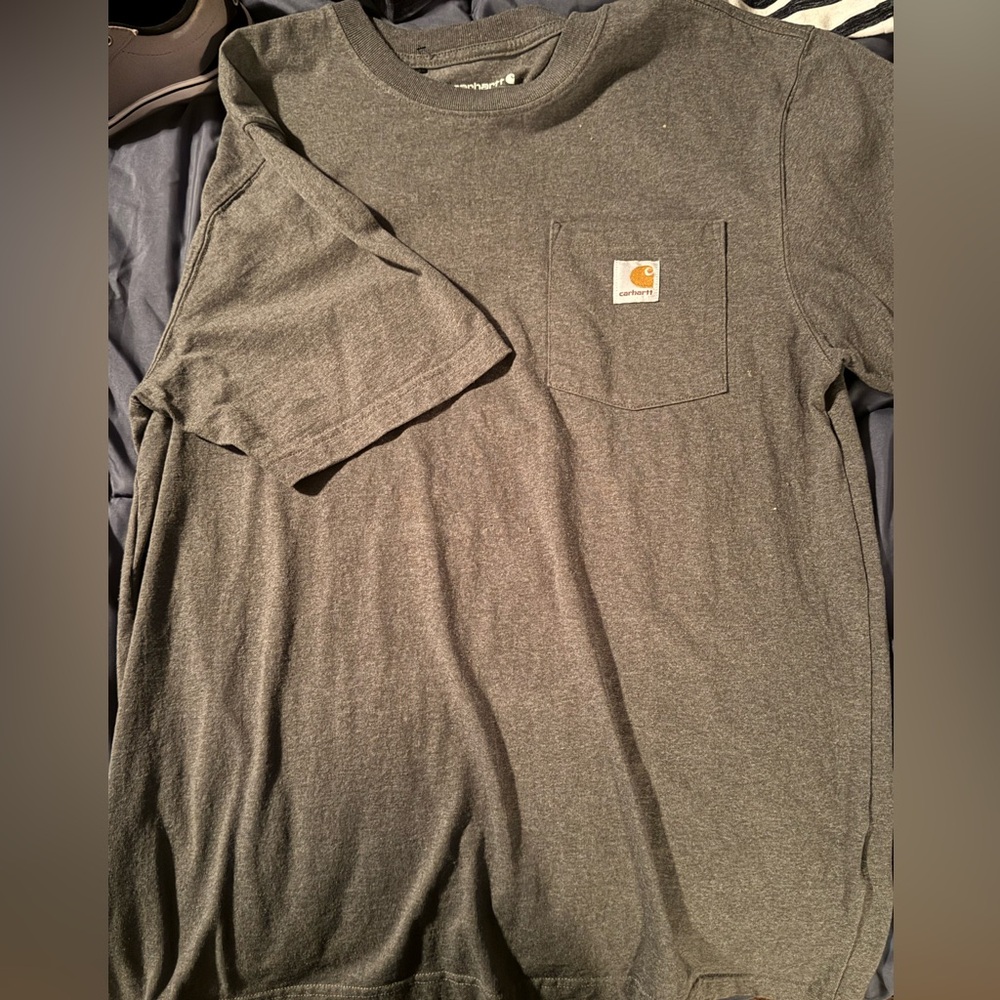 Carhartt Men's Charcoal Short Sleeve Tee